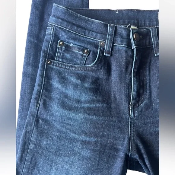 Rag & Bone 10 Inch Skinny Jeans Dark Wash Stretch Size 24 MSRP $195 - Picture 5 of 15